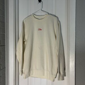 Cream Mac Miller crewneck sweatshirt